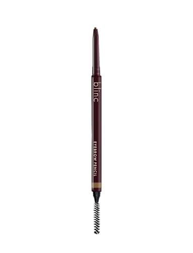 Blinc Augenbrauenstift, Doppelseitig Präzise Feine Spitze mit Vitamin C & E, Natürlicher Look, Langhaftend, Wasserresistent, Vegan, Glutenfrei & Tierversuchsfrei, Dunkelbrünett, 0,09 g/0,003 Oz.