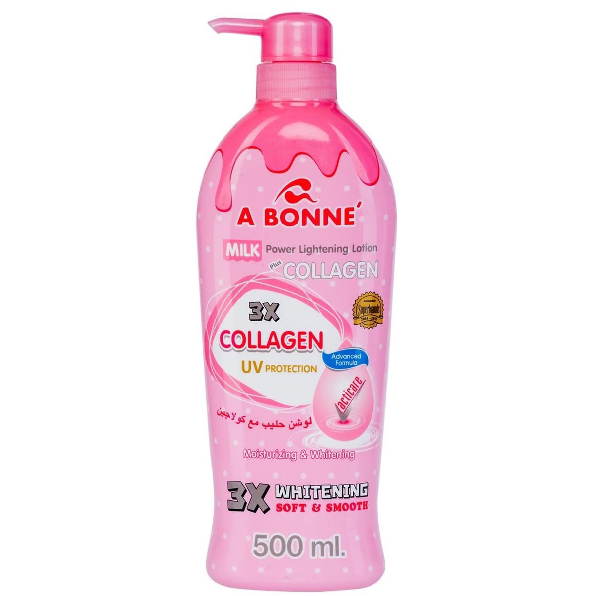 A Bonné Body Lotion mit Kollagen für geschmeidige & weiche Haut – 16,9 Unzen