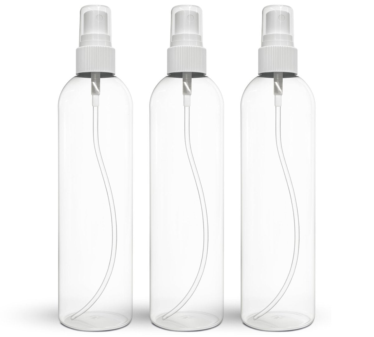BRIGHTFROM Feinsprühflaschen 8 oz, Leere nachfüllbare Behälter - für ätherische Öle, Desinfektionsspray, Wasser - 3er-Pack