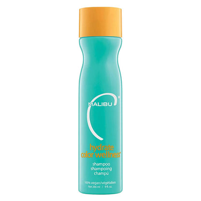Malibu C Hydrate Color Wellness Shampoo - Feuchtigkeitsspendendes Shampoo für coloriertes Haar, sulfatfrei, sanfte Reinigung, 9 oz