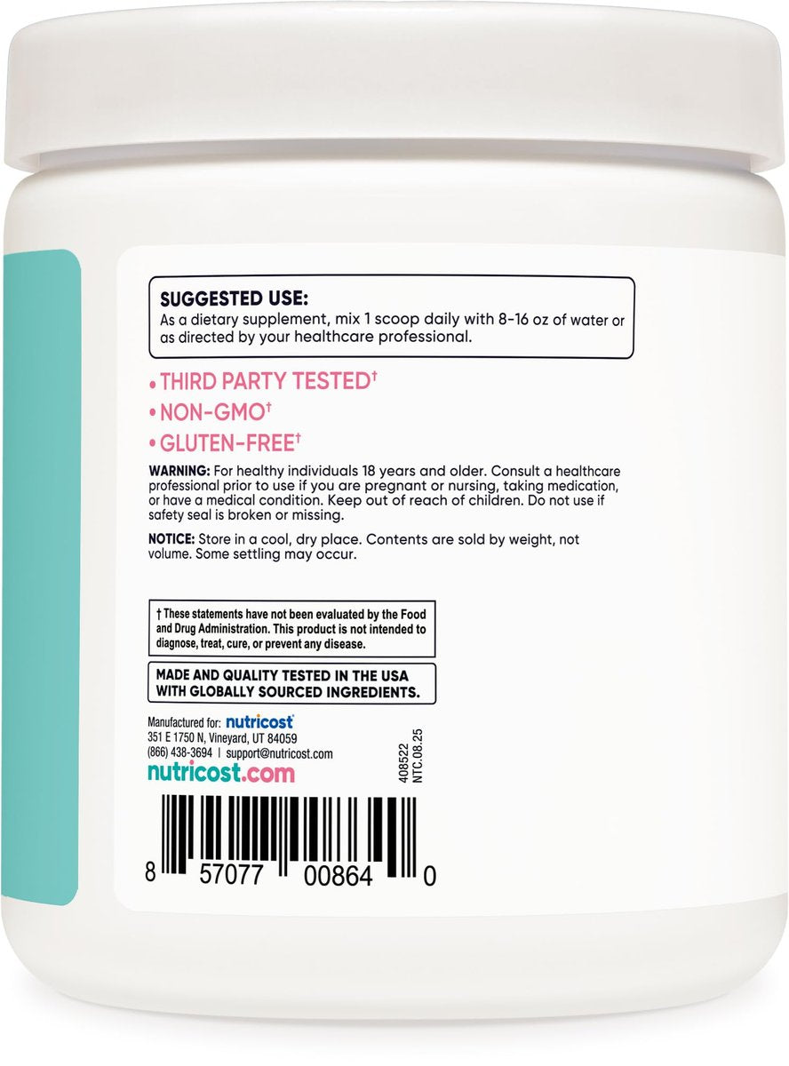 Nutricost BCAA für Frauen (Erdbeer-Limonade, 30 Portionen) - Speziell für Frauen entwickelt - Non-GMO und Glutenfrei
