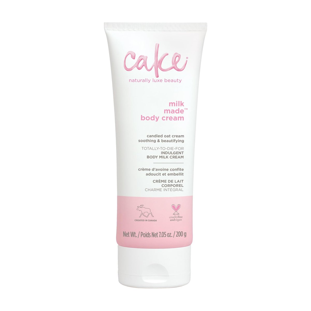 Cake Beauty Shea Butter Body Cream – Milchreiche Körperlotion für trockene Haut, 207 ml