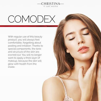 CHRISTINA Comodex Hydrate & Restore Serum mit Hyaluronsäure - 30 ml - Feuchtigkeitsspendendes Gesichtsserum zur Regeneration und Verjüngung - Für dehydrierte, fettige, offene Poren, Mischhaut und normale Haut