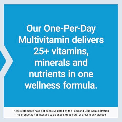 Life Extension One-Per-Day Multivitamin – Über 25 Vitamine, Mineralien & Pflanzenextrakte, Quercetin, 5-MTHF-Folat & mehr – 1-täglich, Nicht-GVO, glutenfrei – 60 Tabletten