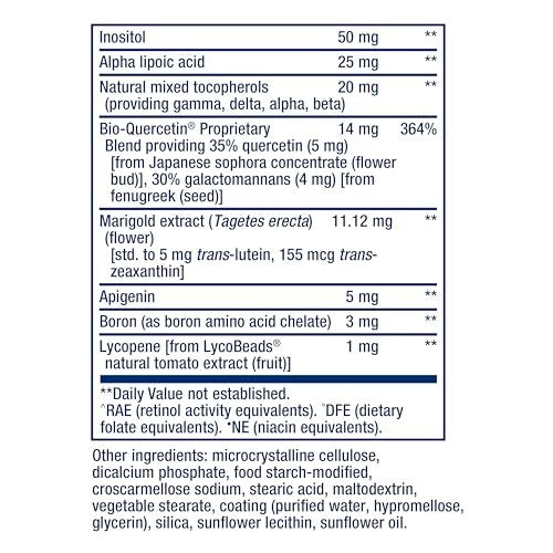 Life Extension One-Per-Day Multivitamin – Über 25 Vitamine, Mineralien & Pflanzenextrakte, Quercetin, 5-MTHF-Folat & mehr – 1-täglich, Nicht-GVO, glutenfrei – 60 Tabletten