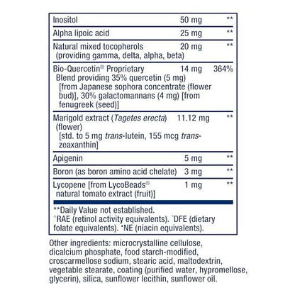 Life Extension One-Per-Day Multivitamin – Über 25 Vitamine, Mineralien & Pflanzenextrakte, Quercetin, 5-MTHF-Folat & mehr – 1-täglich, Nicht-GVO, glutenfrei – 60 Tabletten