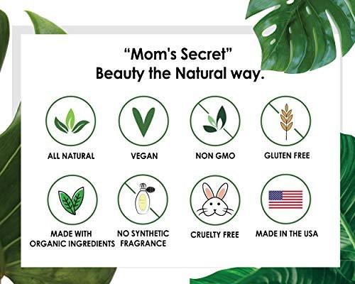Mom's Secret Natürlicher, makelloser Gesichts-Make-up-Primer – Bio, vegan, glutenfrei, ohne Gentechnik, für alle Hauttypen, parabenfrei, tierversuchsfrei, hergestellt in den USA, 30 ml