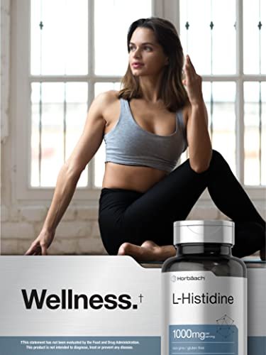 Horbäach L-Histidin 1000mg – 90 Kapseln | Non-GMO & Glutenfrei | Pharmazeutische Qualität