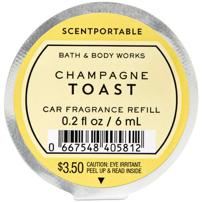 Bath & Body Works Champagne Toast Scentportable Duft-Nachfüller 0,2 Fl Oz