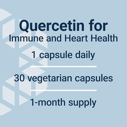 Life Extension Bio-Quercetin – Immunsystem-Unterstützung & Herzgesundheit, glutenfrei, nicht-GVO, vegetarisch, 30 Kapseln