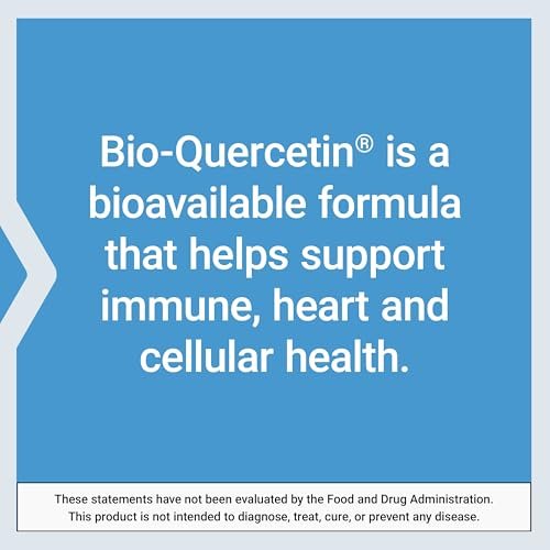 Life Extension Bio-Quercetin – Immunsystem-Unterstützung & Herzgesundheit, glutenfrei, nicht-GVO, vegetarisch, 30 Kapseln