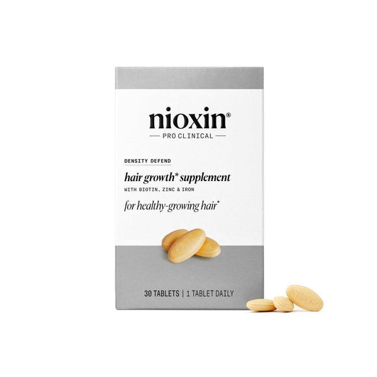 NIOXIN Density Defend Haarwachstumsergänzung | mit Biotin, Zink und Eisen | für Haarwachstum und Haardichte | 30 Tabletten