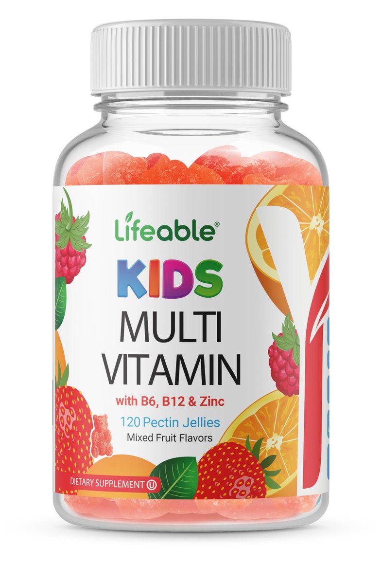Doctors Finest Multivitamin Gummis für Kinder - Vegetarisch, GVO-frei & Glutenfrei - Leckere Fruchtgeschmack Pektin-Kaubonbons - 120 Stück