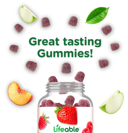 Doctors Finest Multivitamin Gummis für Kinder - Vegetarisch, GVO-frei & Glutenfrei - Leckere Fruchtgeschmack Pektin-Kaubonbons - 120 Stück