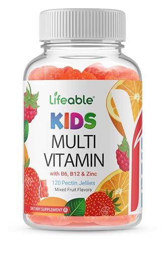 Doctors Finest Multivitamin Gummis für Kinder - Vegetarisch, GVO-frei & Glutenfrei - Leckere Fruchtgeschmack Pektin-Kaubonbons - 120 Stück