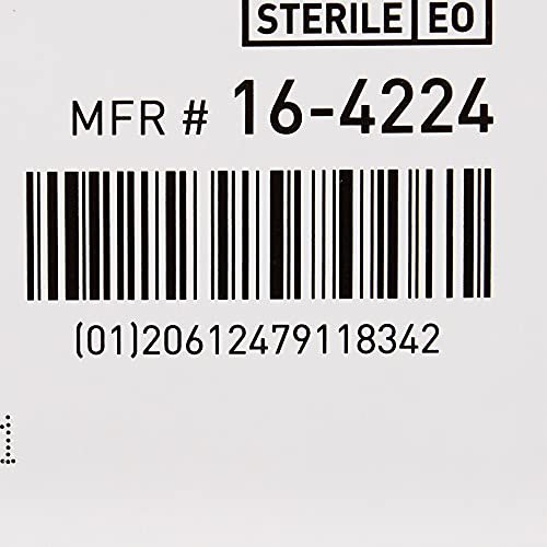 McKesson Vlieskompressen, steril, 4-lagig, Polyester/Viskose, 2 x 2 Zoll, 2 Stück pro Packung, 50 Packungen, insgesamt 100 Stück