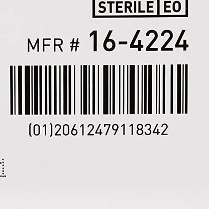 McKesson Vlieskompressen, steril, 4-lagig, Polyester/Viskose, 2 x 2 Zoll, 2 Stück pro Packung, 50 Packungen, insgesamt 100 Stück