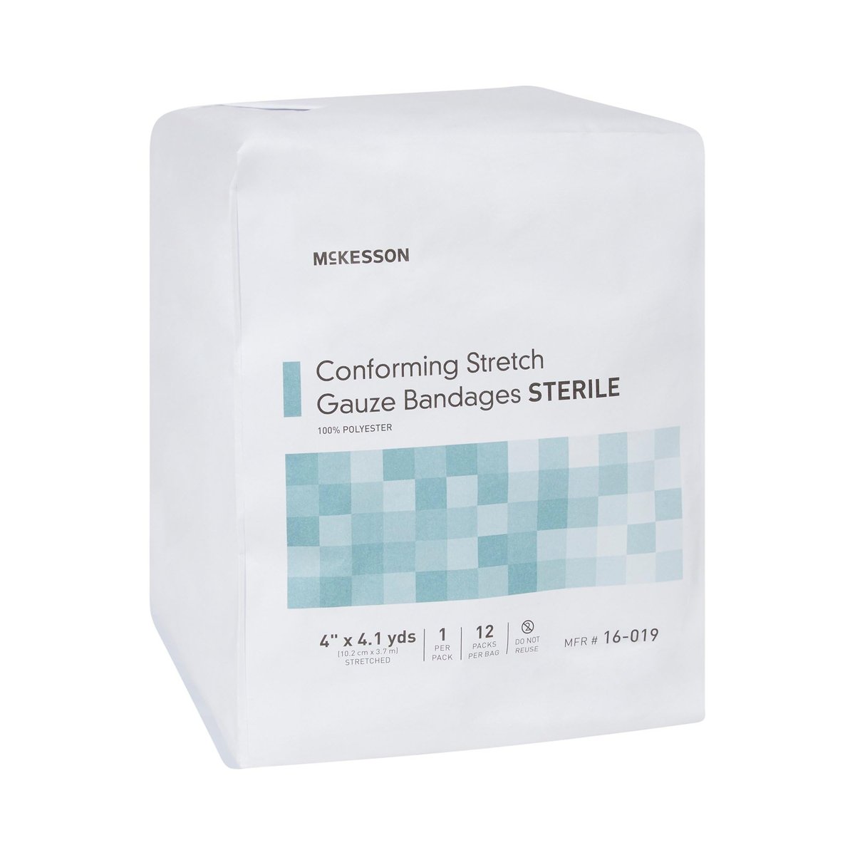 McKesson Konform-Mullbinde, steril, 10 cm x 3,7 m, 12 Stück