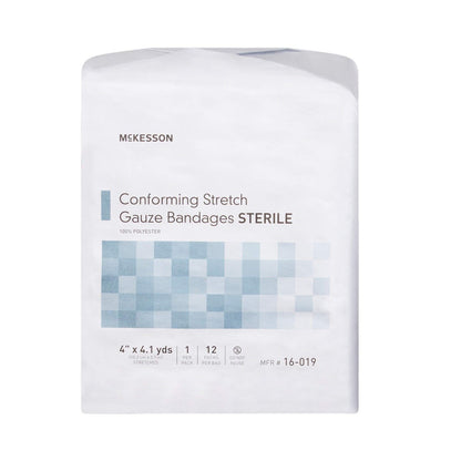 McKesson Konform-Mullbinde, steril, 10 cm x 3,7 m, 12 Stück