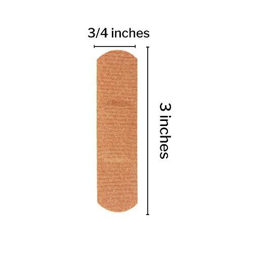 McKesson Pflaster, steril, Stoffstreifen, 1,9 cm x 7,6 cm, 100 Stück, 1 Packung