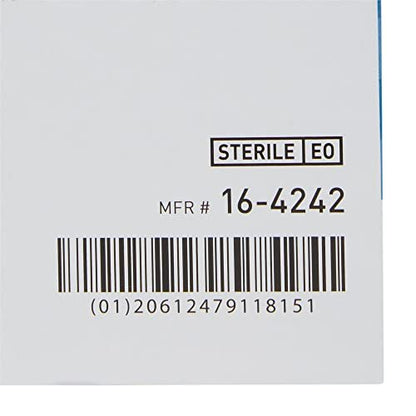 McKesson Sterile Mullkompressen 10x10 cm – 50 Stück (25 Beutel, 2 pro Beutel), 12-lagige 100% Baumwoll-Gazebinden, einzeln verpackt, hohe Saugfähigkeit für Wundversorgung, Verbände & Tamponade