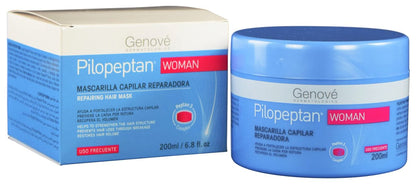 Genové Pilopeptan Woman Regenerative Haarmaske 200ml – Repariert, pflegt und macht das Haar geschmeidig – Haarbehandlung gegen Haarausfall