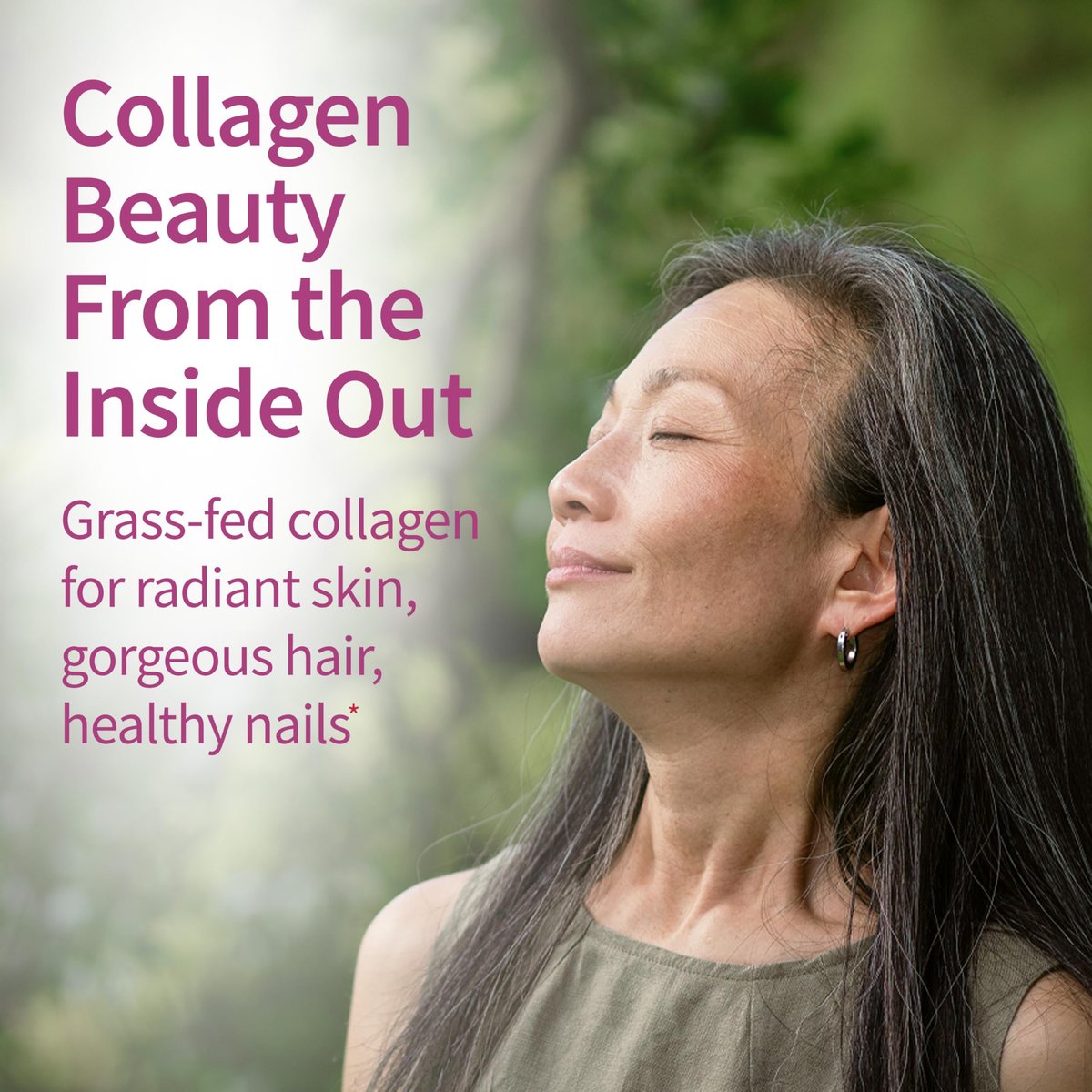 Garden of Life Grass Fed Collagen Beauty - Erdbeer-Zitrone, 20 Portionen, Pulver für Frauen und Männer, Haare, Haut, Nägel, hydrolysierte Kollagenpeptide