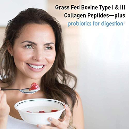 Garden of Life Grassfed Collagen Peptide Pulver ungesüßt – Hydrolysiertes Kollagen für Haut, Haare, Nägel & Gelenke, 14 Portionen