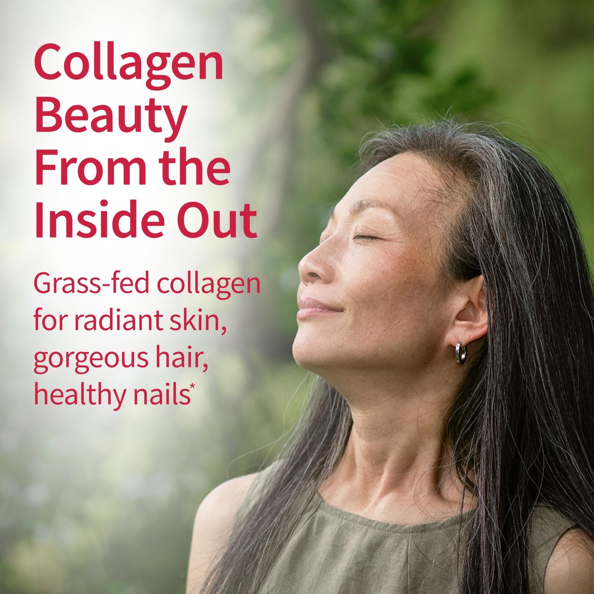 Garden of Life Grass Fed Collagen Beauty – Cranberry-Pomegranate, 20 Portionen, Pulver für Frauen und Männer, Haut, Haare, Nägel, hydrolysiertes Kollagenpeptid-Proteinpulver