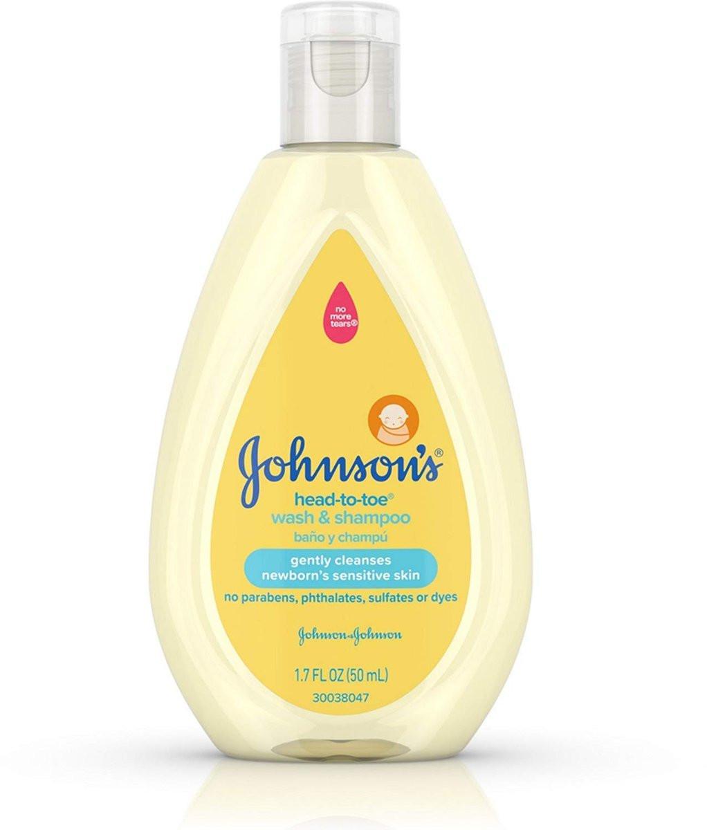 Johnsons Baby Kopf bis Fuß Wasch- und Shampoo 3er Pack, je 48 ml