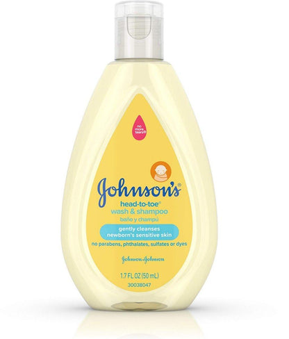 Johnsons Baby Kopf bis Fuß Wasch- und Shampoo 3er Pack, je 48 ml