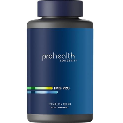ProHealth Longevity TMG (Trimethylglycin) Betain Anhydrat - 1.000 mg, 120 Tabletten - Methylierungsunterstützung