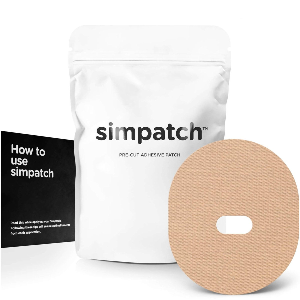 SIMPATCH Guardian Enlite Klebepflaster (25er-Pack) (Beige) – Atmungsaktive Wundversorgung mit Acrylkleber