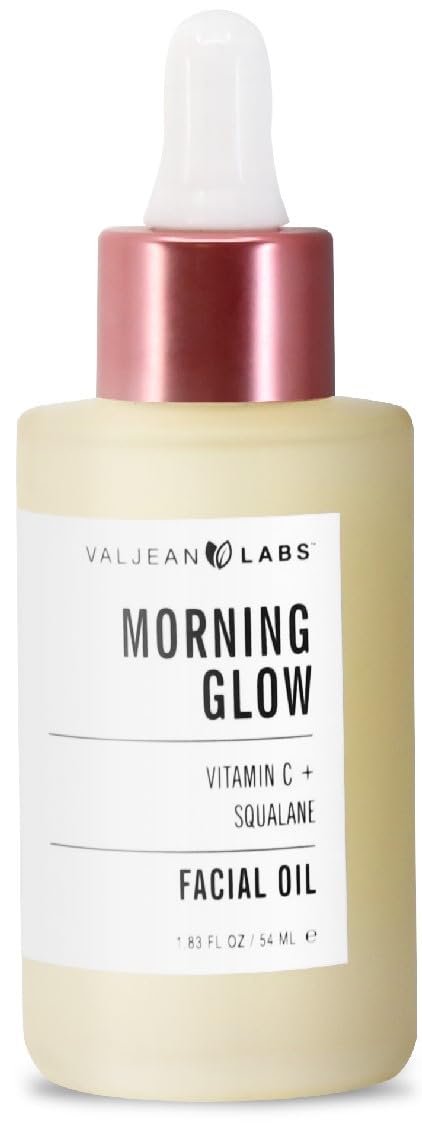 VALJEAN LABS Morning Glow Gesichtsöl mit Vitamin C & Squalan für alle Hauttypen – Feuchtigkeitsspendend & aufhellend, 54 ml