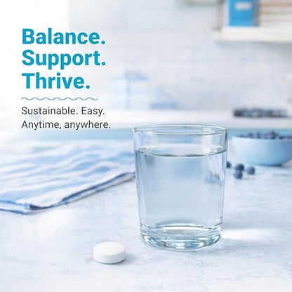 Alkalife pH Balance Tabletten – 1 Pack, Alkalische Mineralunterstützung ohne Flaschen, Magensaftresistente Kapseln für maximale Aufnahme, Kalium & Natriumbicarbonat, Immununterstützung, 90 Tabletten (1 Monatsvorrat)