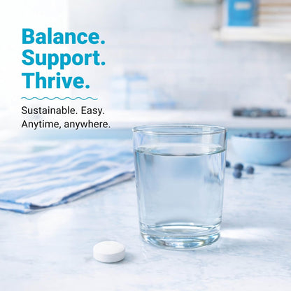 Alkalife pH Balance Tabletten – 1 Pack, Alkalische Mineralunterstützung ohne Flaschen, Magensaftresistente Kapseln für maximale Aufnahme, Kalium & Natriumbicarbonat, Immununterstützung, 90 Tabletten (1 Monatsvorrat)