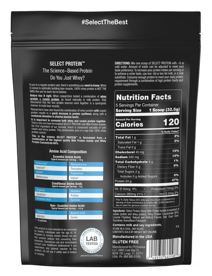 PEScience Select Protein Pulver – Molken- und Kasein-Mischung, glutenfrei, kohlenhydratarm, kalorienarm, keto-freundlich – Erdbeer-Käsekuchen, 5 Portionen