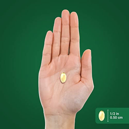 Piping Rock Vitamin E 400 IU Weichkapseln | 268 mg | 100 Kapseln | D-Alpha-Tocopherol | Non-GMO, Glutenfrei