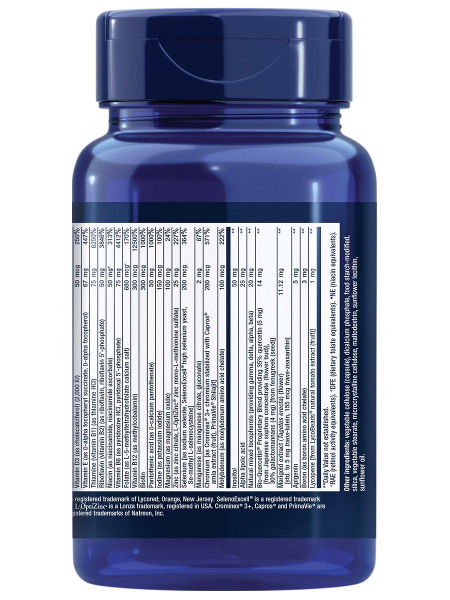 Life Extension Two-Per-Day Multivitamin – Herz, Gehirn, Blutgefäße & Zellgesundheit – essentielle Vitamine & Mineralien – glutenfrei, non-GMO – 60 Kapseln