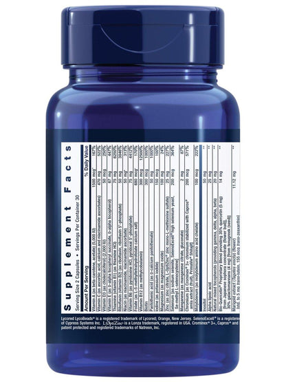Life Extension Two-Per-Day Multivitamin – Herz, Gehirn, Blutgefäße & Zellgesundheit – essentielle Vitamine & Mineralien – glutenfrei, non-GMO – 60 Kapseln