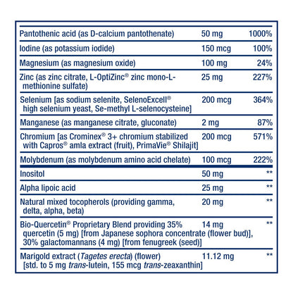 Life Extension Two-Per-Day Multivitamin – Tägliche Vitamine & Mineralien für Männer und Frauen – Komplettes Multivitaminpräparat für Energie und Gesundheit – Glutenfrei – Nicht-GVO – 60 Tabletten