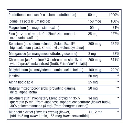 Life Extension Two-Per-Day Multivitamin – Tägliche Vitamine & Mineralien für Männer und Frauen – Komplettes Multivitaminpräparat für Energie und Gesundheit – Glutenfrei – Nicht-GVO – 60 Tabletten