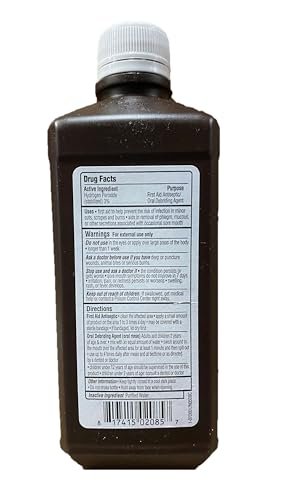 Dealmed Wasserstoffperoxid 3% USP | Hergestellt in den USA | Antiseptikum für Erste Hilfe | 16 fl. oz. (2er-Pack)