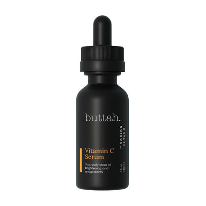 Buttah Skin Vitamin C Serum 30 ml – Gesichtsserum mit Vitamin E, Ferulasäure und grünem Tee