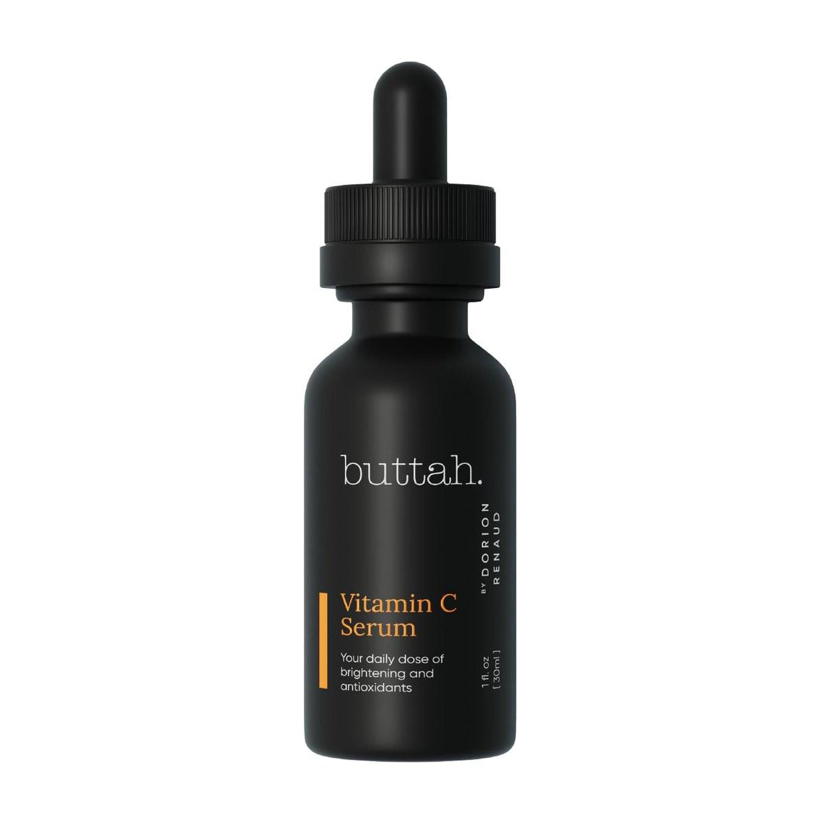 Buttah Skin Vitamin C Serum 30 ml – Gesichtsserum mit Vitamin E, Ferulasäure und grünem Tee