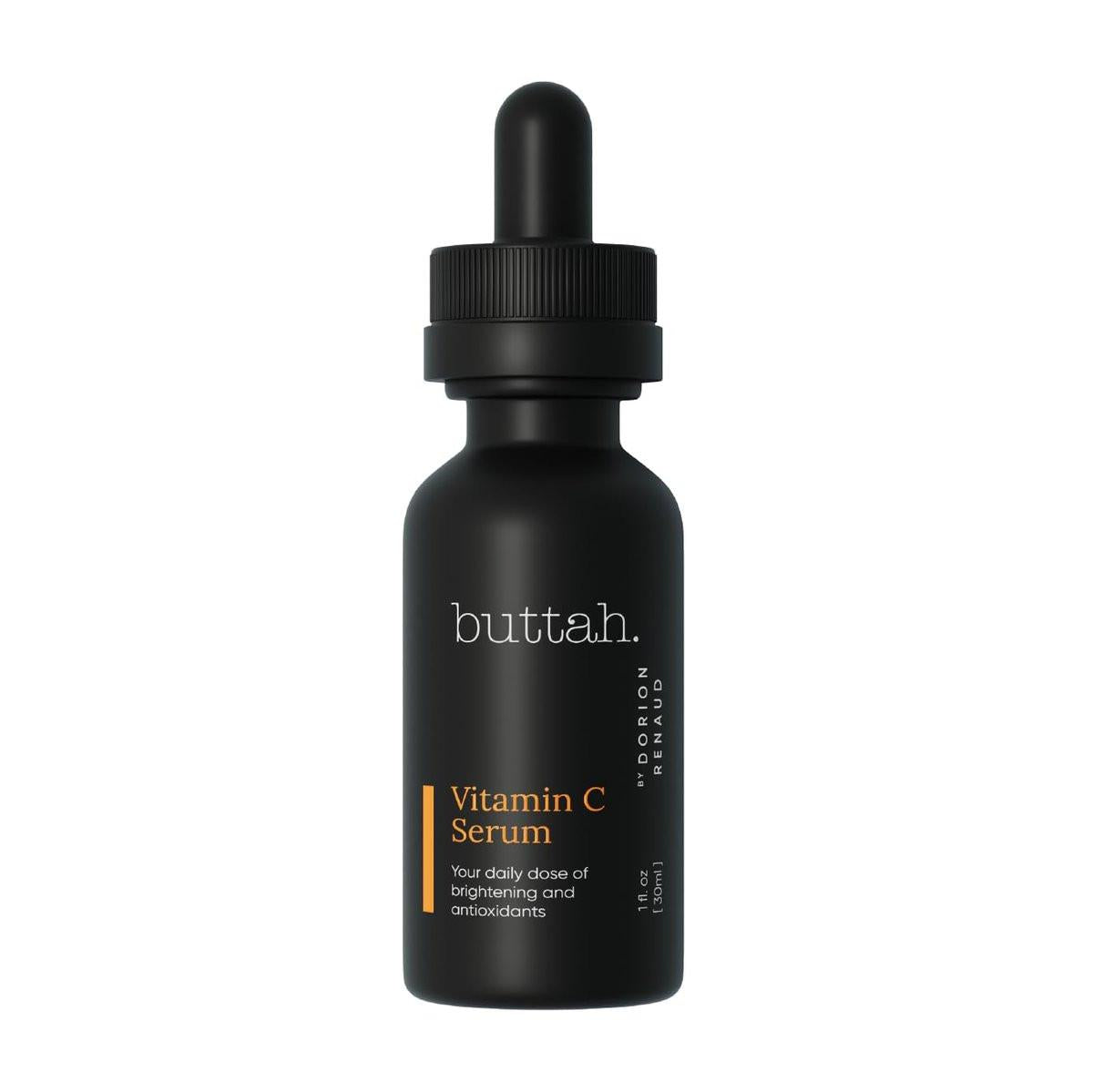 Buttah Skin Vitamin C Serum 30 ml – Gesichtsserum mit Vitamin E, Ferulasäure und grünem Tee