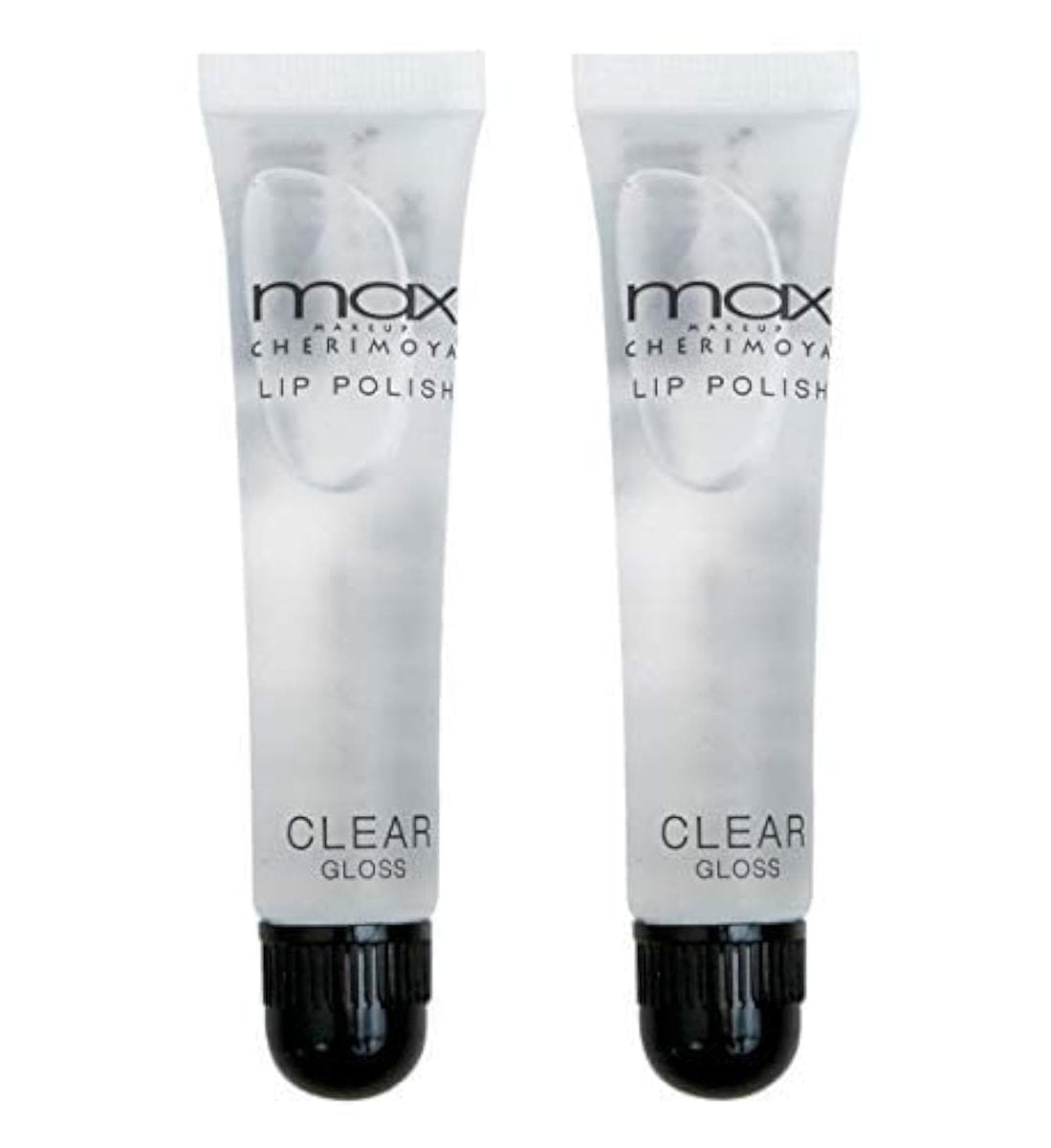 Cherimoya MAX Makeup Clear Lip Polish (2er-Set) – Transparenter Lipgloss für glänzende, pflegende Lippen