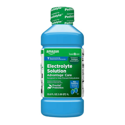Elektrolytlösung mit Prebiotika – Blaubeer-Geschmack, 1 Liter, zur Vorbeugung von Dehydrierung