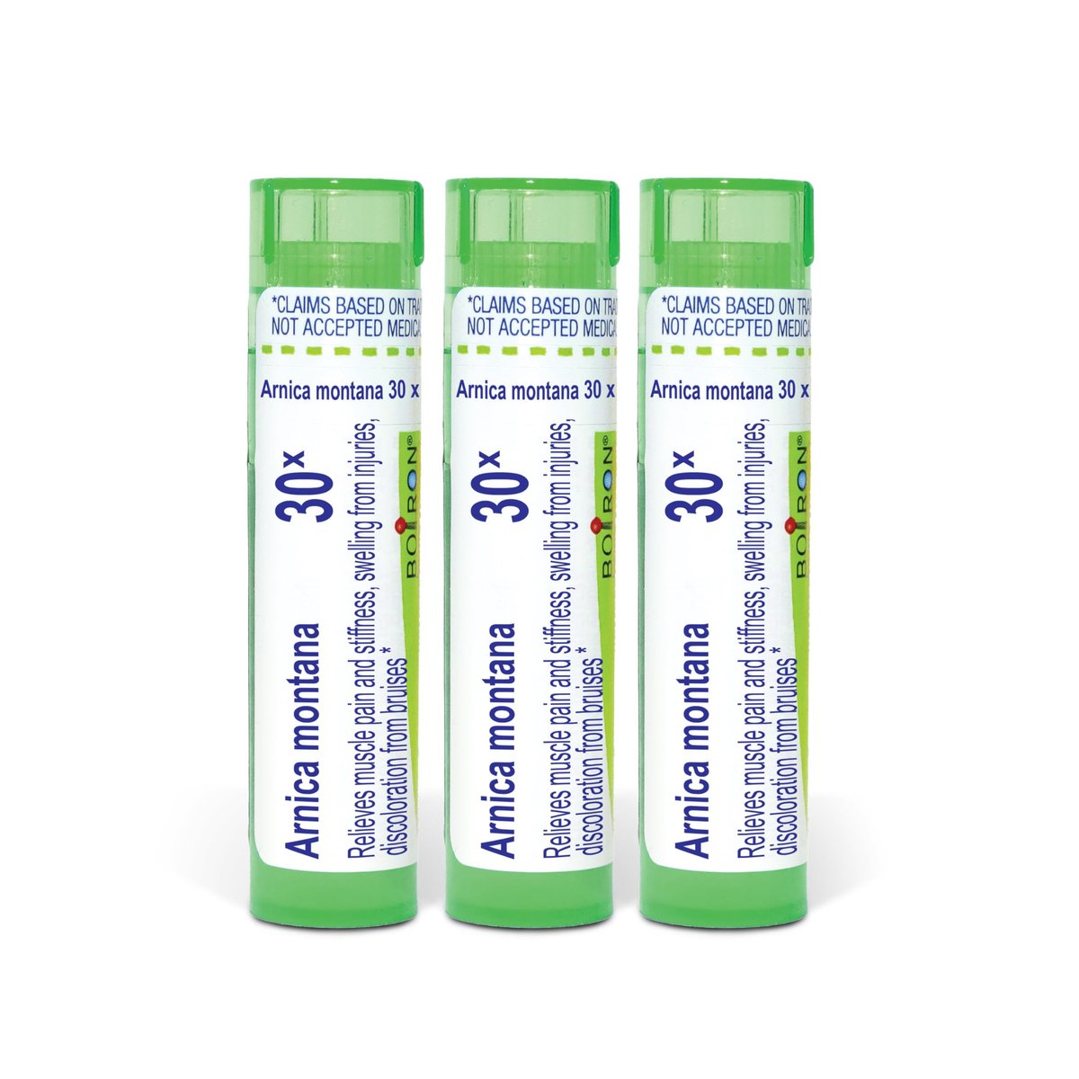 Boiron Arnica Montana 30x Homöopathisches Mittel gegen Muskelschmerzen und Steifheit – Packung mit 3 (240 Kügelchen)