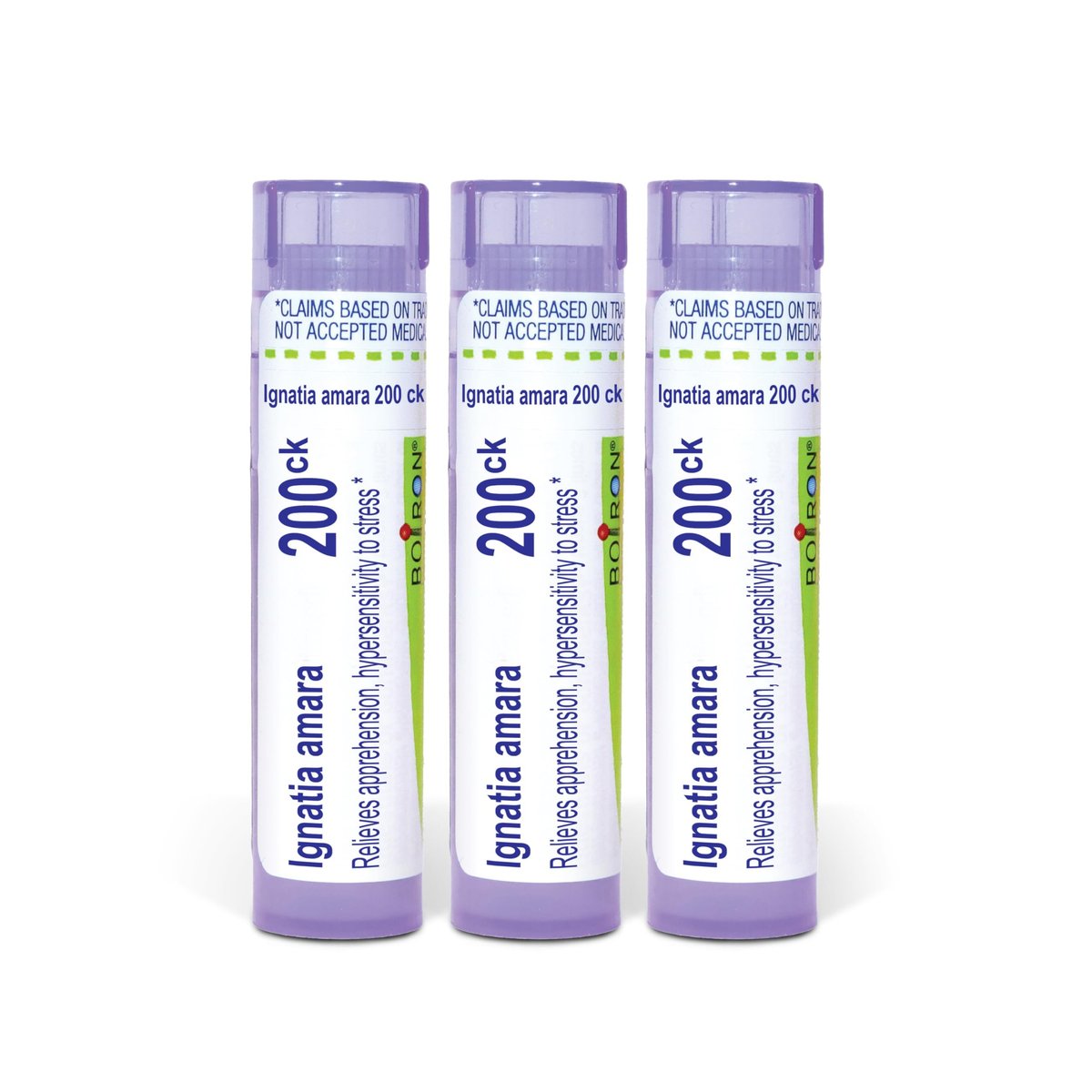 Boiron Ignatia Amara 200ck Homöopathisches Arzneimittel bei Beklemmung, Überempfindlichkeit gegen Stress – Packung mit 3 (240 Kügelchen)
